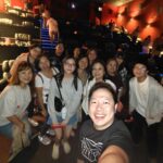 Group selfie of youth committee members post-screening