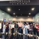 CKSCAA52 Youth Committee group photo at movie entrance