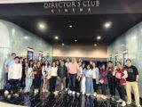 CKSCAA52 Youth Committee group photo at movie entrance
