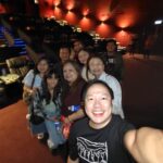 Group selfie of youth committee members post-screening