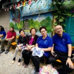 Alumni relaxing outdoors during CKSCAA52 Vietnam Tour 2025